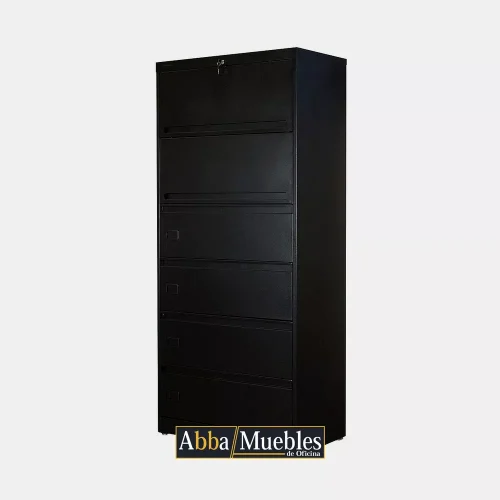 Archivero horizontal 4 gavetas 2 puertas corredizas MEAH017