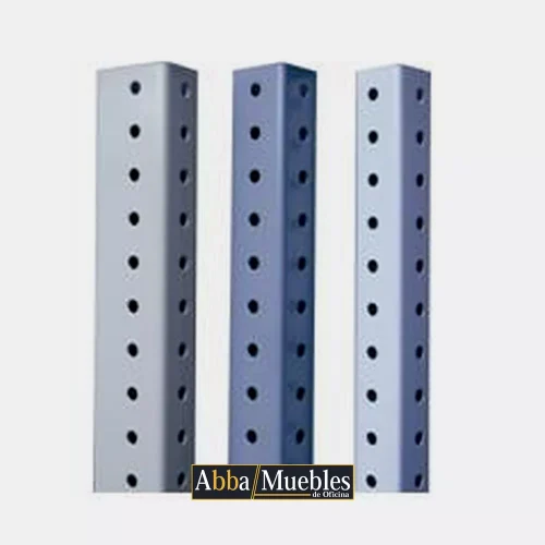 Postes para rack de diferente color y medidas mod. P-2101