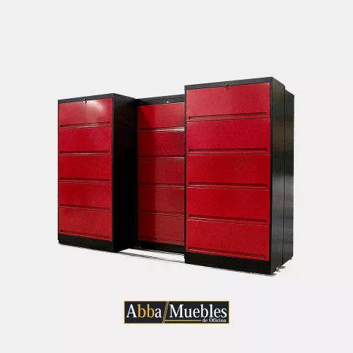 Sistema de archiveros con puertas corredizas MEAH001